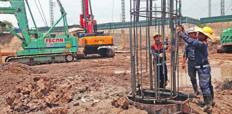 Thi công cọc khoan nhồi